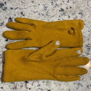 Mustard Yellow Women's Gloves